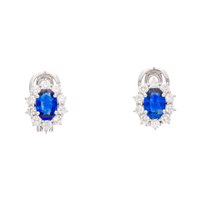 Earrings Damiani Woman Gemme D in White Gold Zaffiro 1.63 Ct 20097361 - 20097361